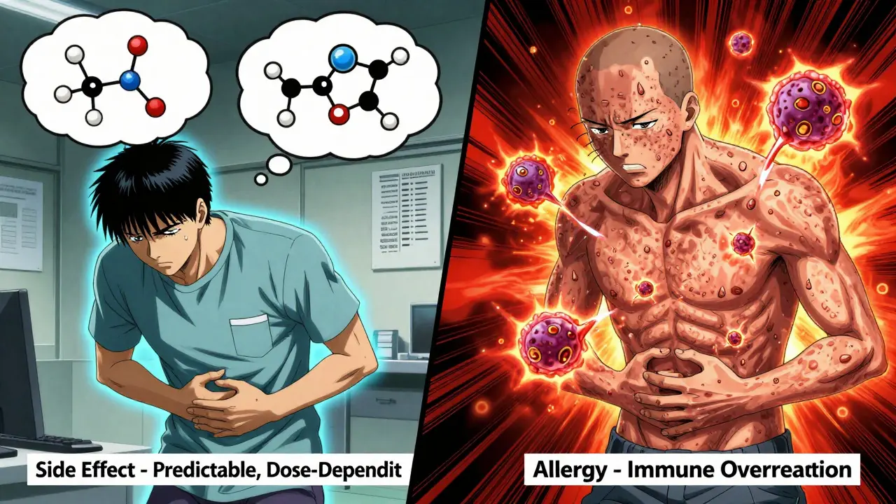 Difference Between Medication Side Effects and Allergic Drug Reactions