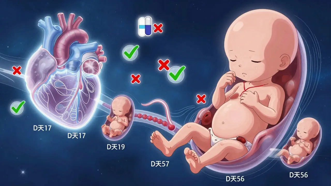 First Trimester Medication Safety: What You Need to Know About Critical Development Windows
