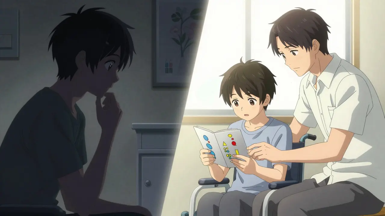 A comparison between restrictive guardianship and a supportive environment for personal decision-making.