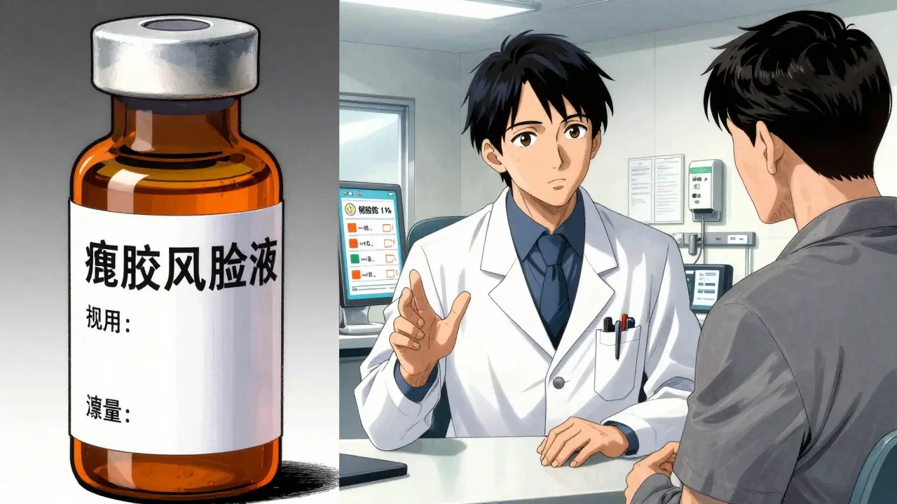 A doctor discussing quantitative opioid addiction risks with a patient in a modern clinic.